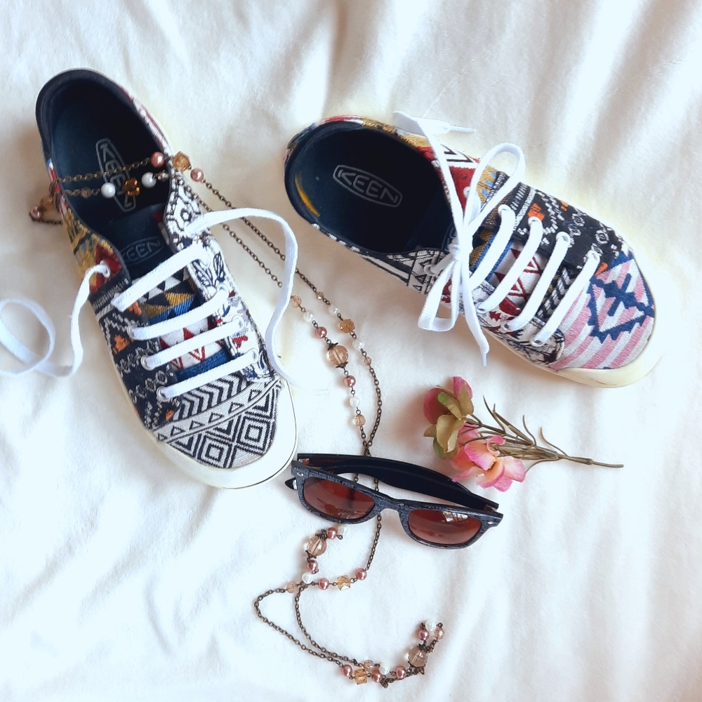 KEEN Sneakers, Lace-Up, Multi-Colour Canvas - Picture 7 of 7